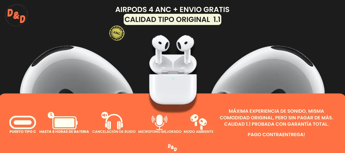 AIRPODS DE CUARTA GENERACIÓN