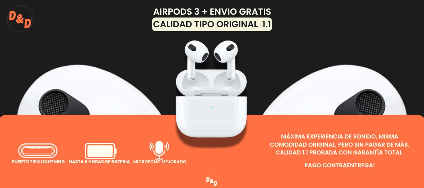 AIRPODS DE TERCERA GENERACIÓN